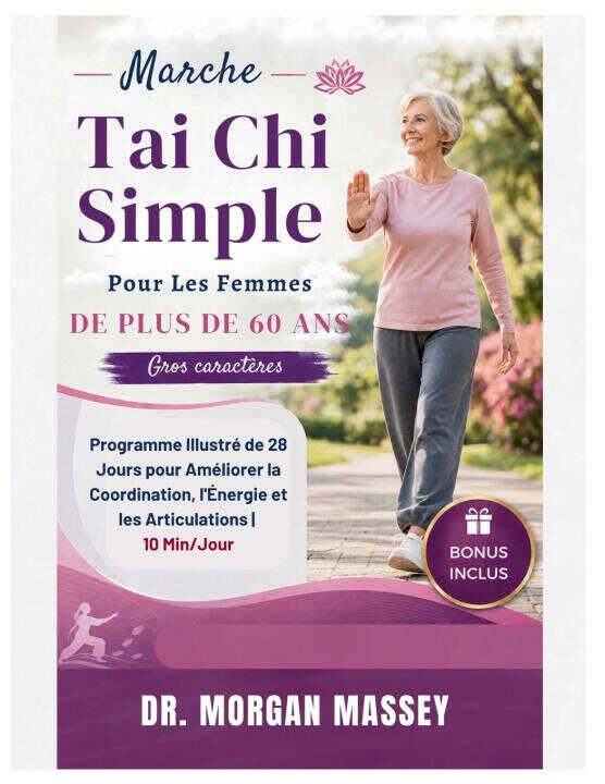 Marche Tai Chi Simple Pour Les Femmes De Plus De 60 Ans (Gros caractères) — Morgan Massey