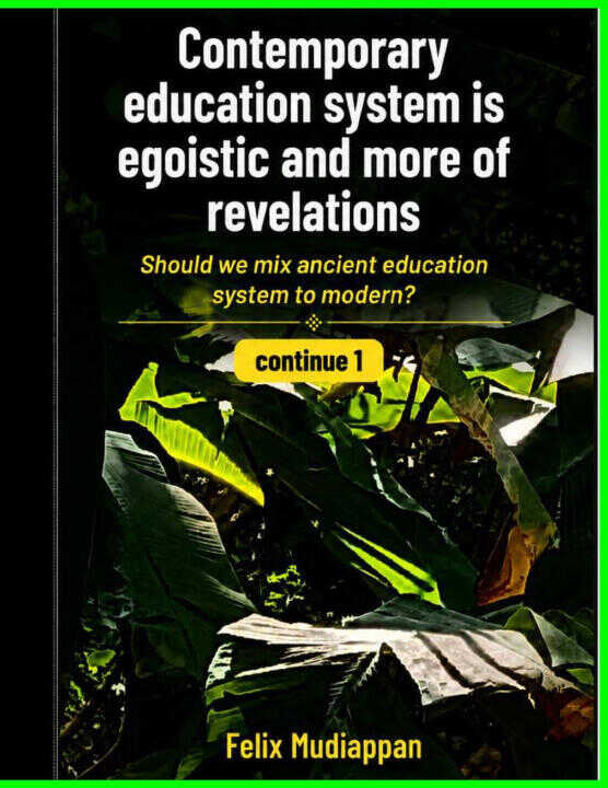 Contemporary education system is egoistic and more of revelations-continue1