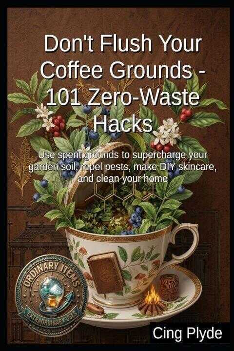 Don't Flush Your Coffee Grounds - 101 Zero-Waste Hacks