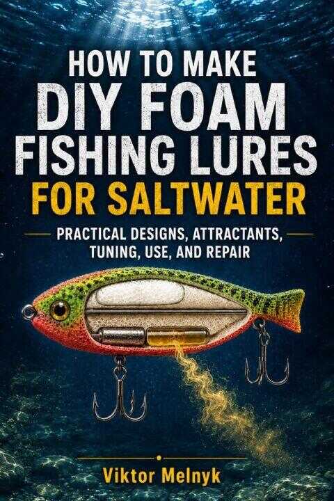 How to Make DIY Foam Fishing Lures for Saltwater.