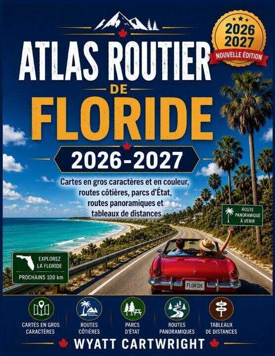 Atlas routier de Floride 2026-2027