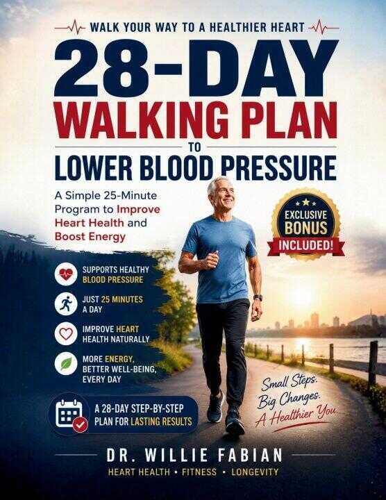 28-Day Walking Plan to Lower Blood Pressure