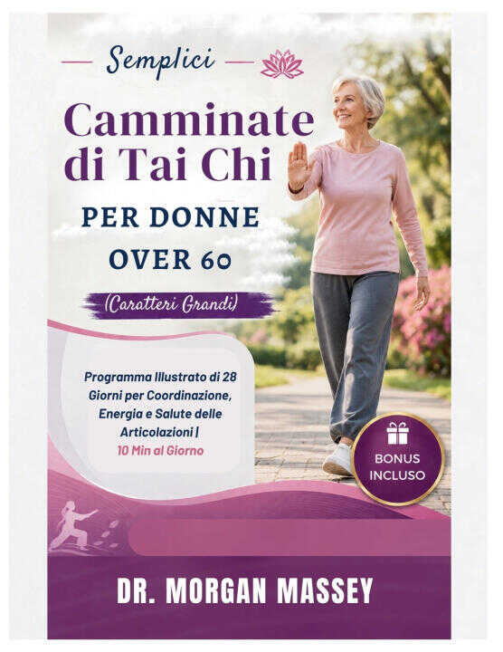 Semplici Camminate di Tai Chi Per Donne Over 60 (Caratteri Grandi)