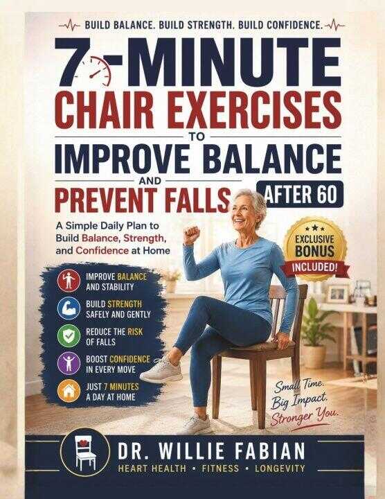 7-Minute Chair Exercises to Improve Balance and Prevent Falls After 60