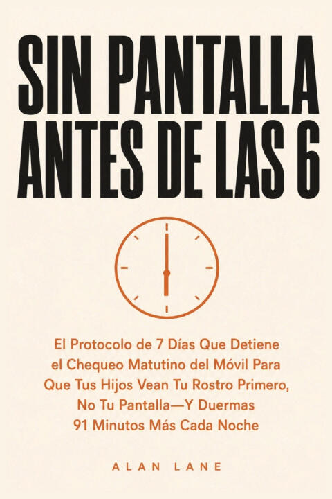 Sin Pantalla Antes De Las 6