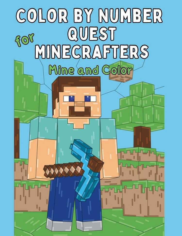 Color by Number Quest for Minecrafters