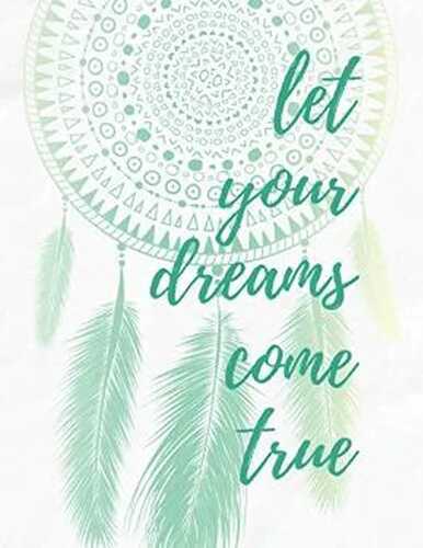 Let your Dreams come true - believe in Magic: BLANKO NOTIZHEFT DIN A4: Journal für deine Träume / Weißes Papier / mit Inhaltsangabe / 142 Seiten freier Raum für deine Träume und Ideen