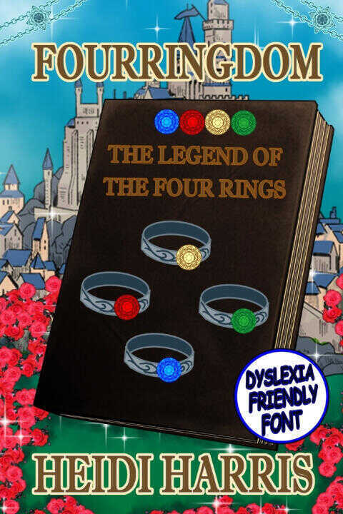 Fourringdom (The Legend of the Four Rings Book 1) Dyslexia Friendly Font