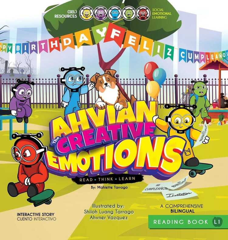 Ahvian The Creative "Emotions" - Bilingual Reading Book — Mahiette Tarrago