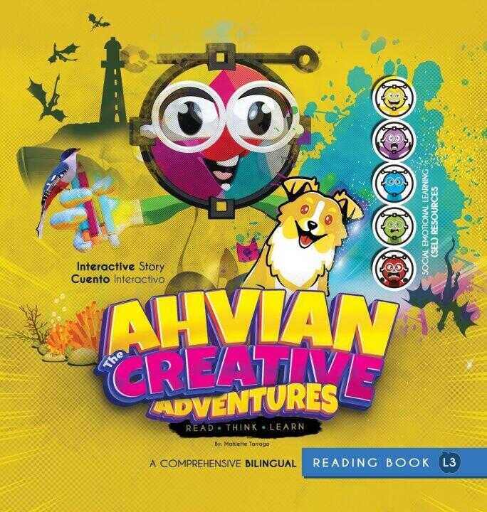 Ahvian the Creative "Adventures" - Bilingual Reading Book